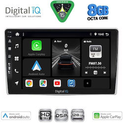 Digital IQ Auto-Audiosystem für Alfa Romeo Mito 2008-2018 Bluetooth USB Eingebautes Wi-Fi GPS Apple CarPlay Android Auto mit 9 Zoll Touchscreen