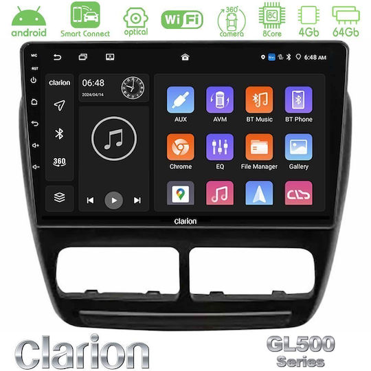 Clarion Автомобилна Аудио Система за Opel Combo Fiat Doblo 2010-2014 Bluetooth USB WiFi GPS Apple CarPlay Android Auto с Touch Screen 9"