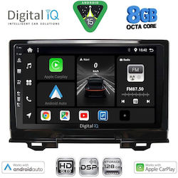 Digital IQ Auto-Audiosystem für Honda HR-V 2021-2026 Bluetooth USB Eingebautes Wi-Fi GPS Apple CarPlay Android Auto mit 9 Zoll Touchscreen