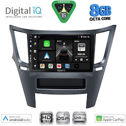 Digital IQ Auto-Audiosystem für Subaru Legacy / Outback 2009-2014 mit Bluetooth/USB/Eingebautes Wi-Fi / GPS / Apple CarPlay / Android Auto mit 9 Zoll Touchscreen