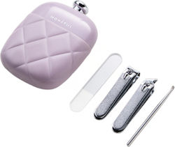 Ecarla Purple Manicure Accessories Set Case Ecarla Purple Manicure Accessories Set Case