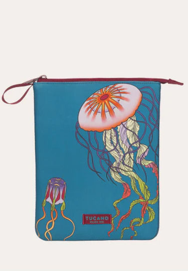 Tucano Urbano Jellyfish Fabric Book Cover Turquoise