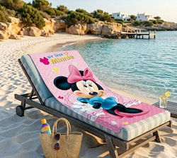 Πετσέτα Θαλάσσης Παιδική 100 Microfiber 70x140 Minnie Paidtowel-015