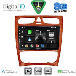 Digital IQ Car Audio System for Mercedes-Benz C Class 1999-2004 (Bluetooth/USB/WiFi/GPS/Apple CarPlay/Android Auto) with 9" Touch Screen