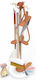 Speedy Monkey Wooden Cleaning Toy