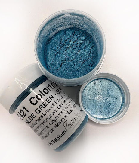 Powertex 20gr Metallic Pigment Powder Colortricx Blue Green