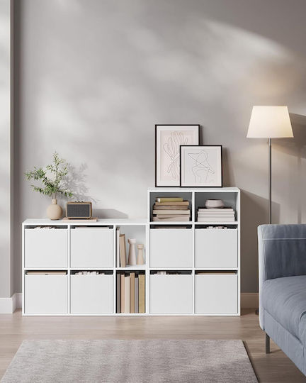 Bibliotecă Albă 83x27x92cm