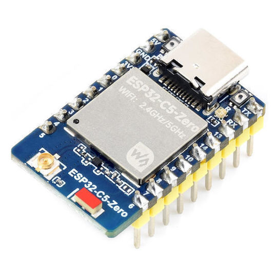 Waveshare ESP32-C5 Zero С предварително запоени пинове