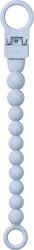 Bibs Pacifier Clip with Silicone Beads Blue
