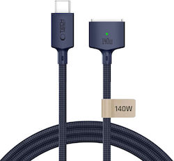 Tech-Protect Magnetisches USB Typ-C Kabel Männlich Magsafe 3 140W Blau 3m Tech-Protect Magnetisches USB Typ-C Kabel Männlich Magsafe 3 140W Blau 3m