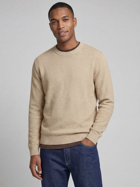 Polo Long Sleeve Beige Sweater