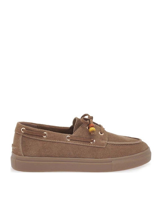Damen Mokassins in Tabac Braun Farbe
