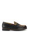 Δερμάτινα Γυναικεία Loafers σε Μαύρο Χρώμα