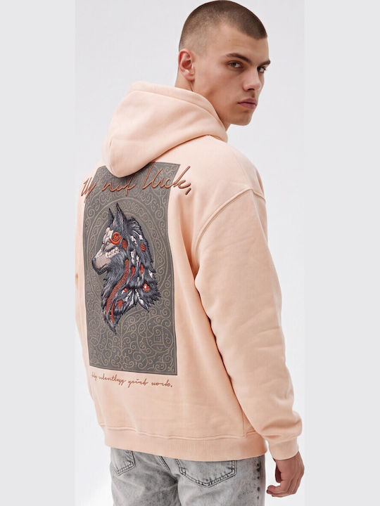 Hooded Pink Sweatshirt