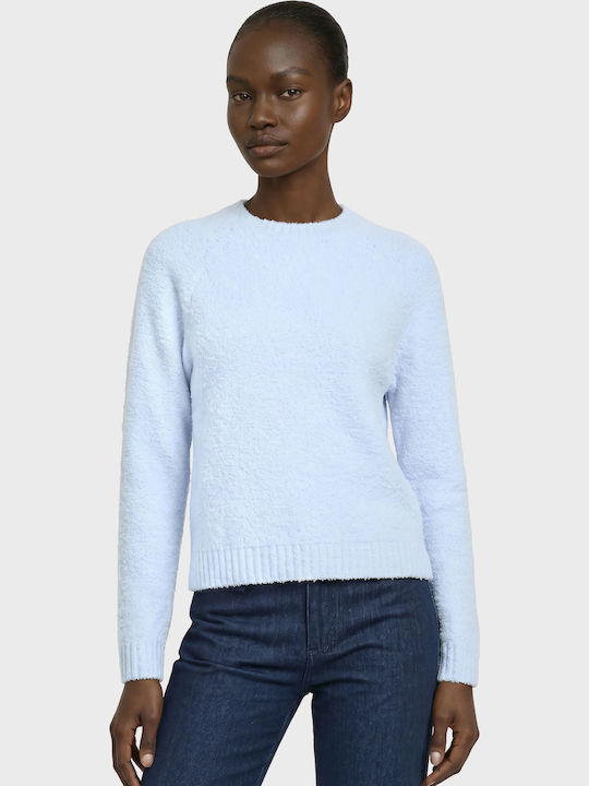 Boss Women's Wool Sweater Light Blue