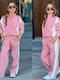 Kids Set With Pants 2 Pieces Pink