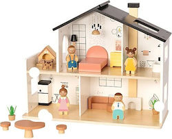 Tooky Toys Wooden Dollhouse
