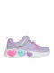 Heart Lights Kinder Sneaker mit Lichtern Lila