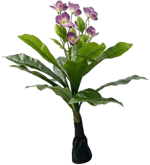 Artificial Decorative Plant 100cm – Flowers & Green Foliage Realistic Look Maintenance Free Ideal For Living Room & Office