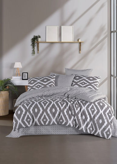 Mc Decor Σετ Υπέρδιπλο 230x250εκ. Ethnic 144 3τμχ