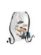Koupakoupa Look! It's A Ufo KP_35071_gymbag-bb-бяла Спортна Раница За Спортна Зала