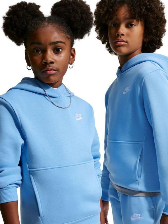 Nike Fleece Kids Hoodie With Hood and Pockets L...