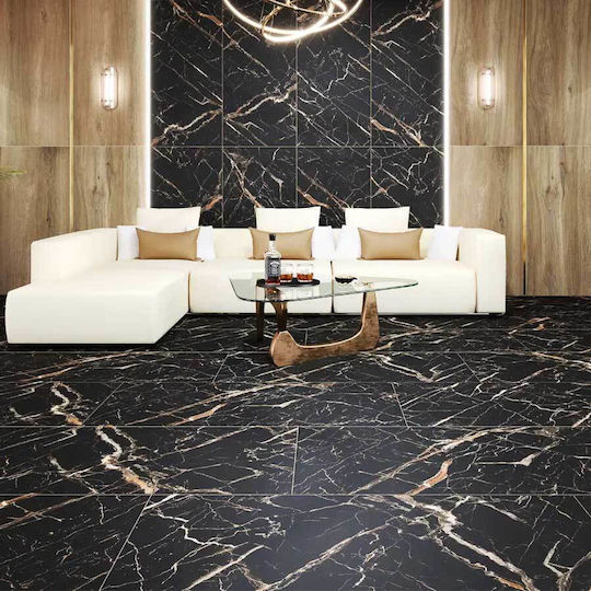 Izida Bodenfliese Innenbereich Matt 120x60cm Schwarz