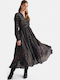 Maxi Hemdkleid Schwarz