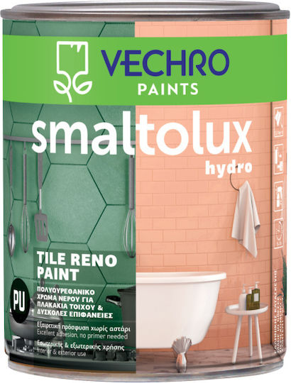 Vechro Acryl Polyurethan Wasser Smaltolux Hydro 0.75ltr Farbe Für Badezimmerfliesen