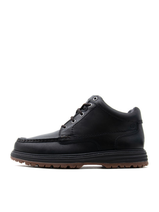 Clarks Ghete Chukka din piele negre Clarks Ghete Chukka din piele negre