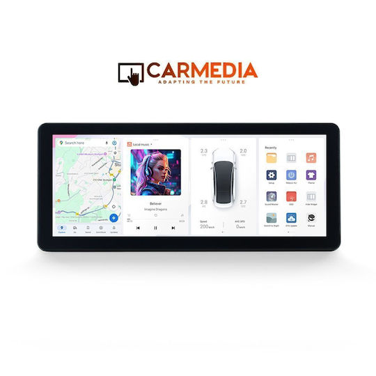 Carmedia Автомобилна Аудио Система За Chevrolet Trax 2014-2022 Bluetooth USB Вграден Wi-Fi GPS Apple CarPlay Android Auto С Touch Screen 12.3"