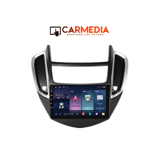 Carmedia Автомобилна Аудио Система за Chevrolet Trax 2014-2022 (Bluetooth/USB/Вграден Wi-Fi/GPS/Apple CarPlay/Android Auto) с Touch Screen 9"