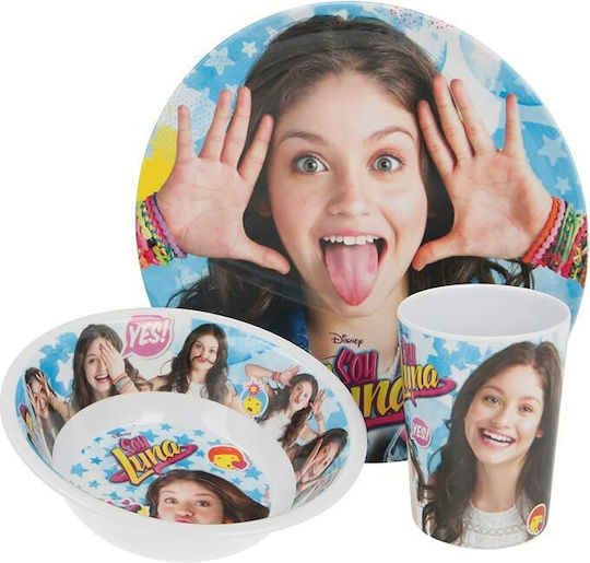 Disney Комплект За Хранене Soy Luna От Пластмаса 2 Части
