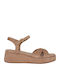 Women's Beige Summer Platforms