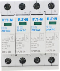 Eaton Αντικεραυνικό T2 Τετραπολικό 20kA 167596 Eaton Αντικεραυνικό T2 Τετραπολικό 20kA 167596