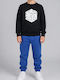 Kids Sweatpants Set Black