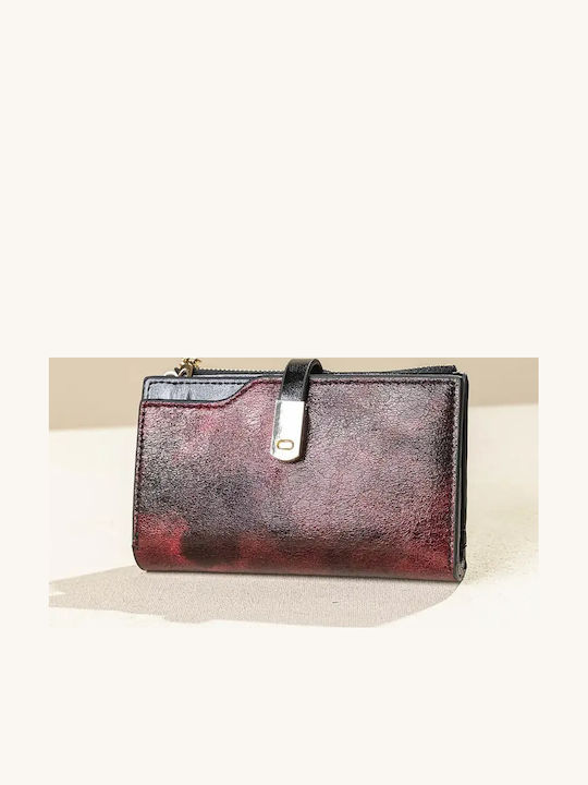 Fragola Große Damenbrieftasche Burgundisch