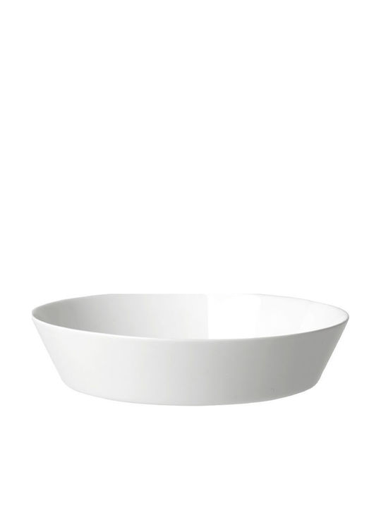 Estia Edge Πιάτο Βαθύ Λευκό 22cm