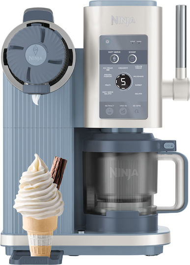Ninja CREAMi Scoop & Swirl Eismaschine 2x480ml Blau