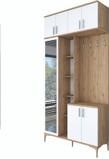 Hanah Home Flurmöbel & Aufbewahrung Weiß 120x37.5x240cm
