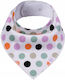 Simed Αδιάβροχη Σαλιάρα από 100% Βαμβάκι Polka Dots