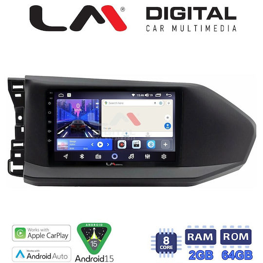 LM Digital Auto-Audiosysteme für Volkswagen Caddy 2023 Bluetooth USB Eingebautes Wi-Fi GPS Android Auto