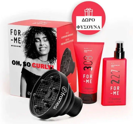 Curls Set pentru Îngrijirea Părului pentru Volum pentru Păr Creț cu Spray