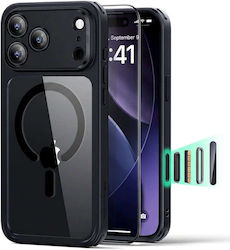 Husă iPhone 18 Pro iPhone 17 Pro + Protecție Ecran ESR Classic Hybrid HaloLock Transparent Negru Husă iPhone 18 Pro iPhone 17 Pro + Protecție Ecran ESR Classic Hybrid HaloLock Transparent Negru