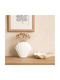 Home&Styling Collection Dekorative Keramikvase Home Weiß 17x7,5xH16,5cm