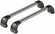 Nordrive Bare De Acoperiș Din Aluminiu Silenzio CX Pentru Mini Cabrio BMW Seria 3 E46 1999-2006 Set Cu Picioare Argintii