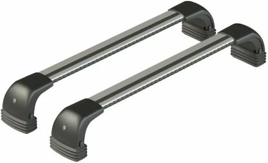Nordrive Bare De Acoperiș Din Aluminiu Silenzio CX Pentru Mercedes-Benz Clasa E 2016-2023 Set Cu Picioare Argintii