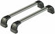 Nordrive Bare de Acoperiș din Aluminiu Silenzio CX pentru BMW Seria 3 E46 1999-2005 Set cu Picioare Argintii