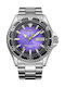Orient Mako Мъжки Часовник Автоматичен с Сребрист Стоманен Браслет
