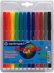 Centropen Μαρκαδόροι Υπογράμμισης Colour World 2mm Σετ 12τμχ Centropen Μαρκαδόροι Υπογράμμισης Colour World 2mm Σετ 12τμχ